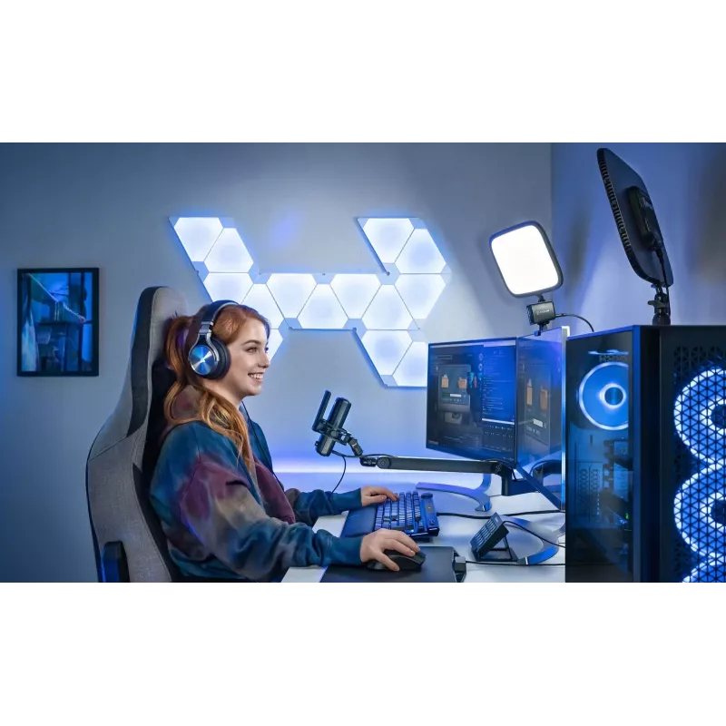 Mikrofonarm Elgato Wave Mic Arm Low Profile — verstellbarer Low-Profile-Auslegerarm für Studio und Streaming