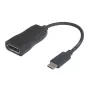 Garbot 31.20.9006 USB-C-auf-DisplayPort-Kabel, USB 3.1, Stecker/Buchse, 15 cm, schwarz