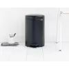 Brabantia 113741 Abfalleimer 12 l Rund Schwarz (11 37 41)