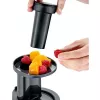 Severin ES 3571 Slow Juicer Entsafter, 150 W, Schwarz/Metallic