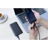 AUKEY CB-BAL5 3-in-1 Geflochtenes Kabel, Micro-USB / USB-C / Lightning, 1,2 m, Schwarz