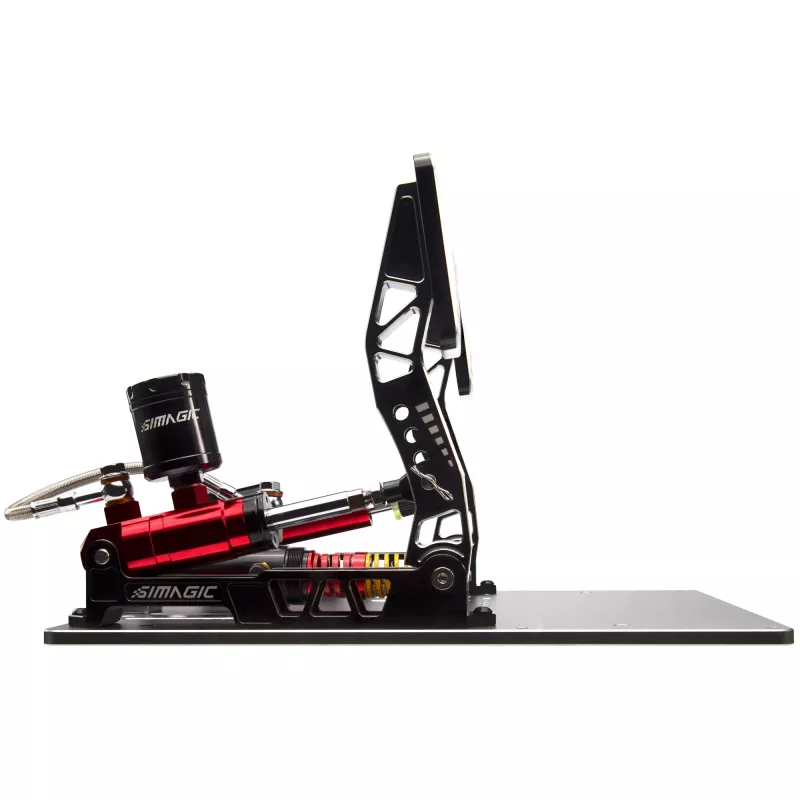 Simagic P2000 Hydraulic 2-Pedal Set, 100KG Loadcell - Crimson Edition