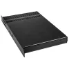 Akasa Galileo TU3 1U Rackmount Thin Mini-ITX Gehäuse, lüfterlos, OEM, Schwarz