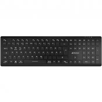 Sharkoon OfficePal K30W schwarz DE-Layout Rubberdome