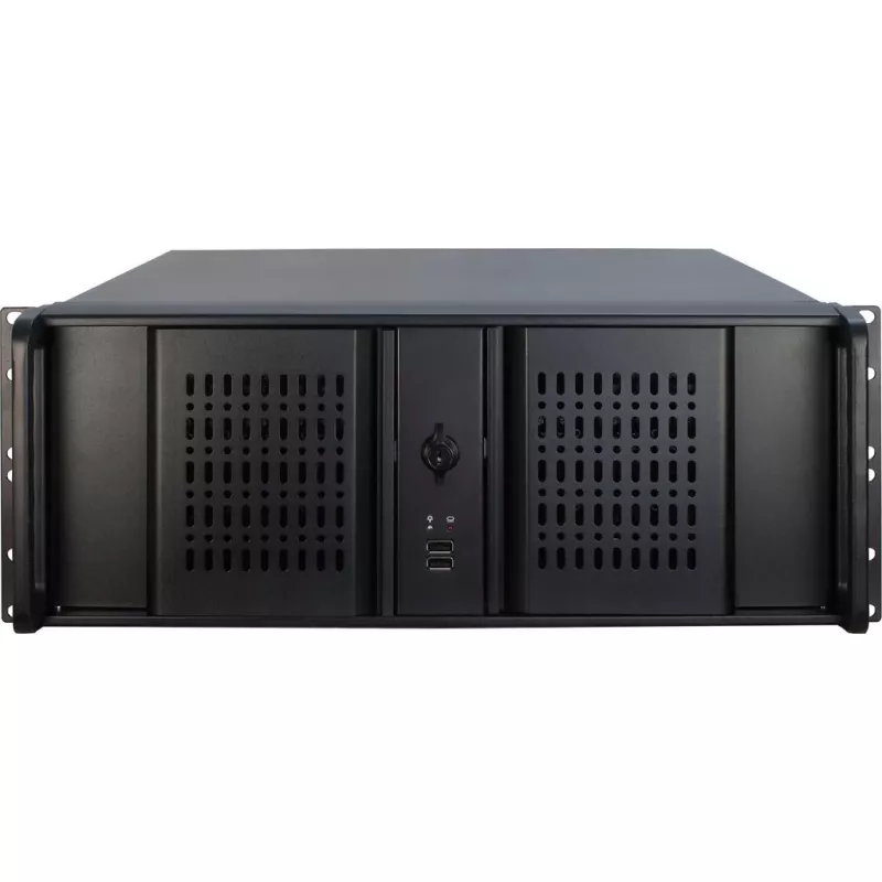 Servergehäuse Inter-Tech 4U-4098-S Rack Schwarz