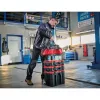 Einhell 4540036 E-Case Bag Systemtasche für Werkzeug, Polyester, 30 kg Tragelast, Schwarz/Rot