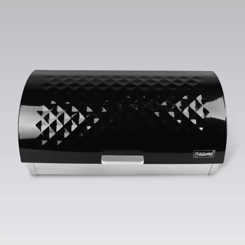 Maestro MR-1676-BLACK Brotkasten, schwarz