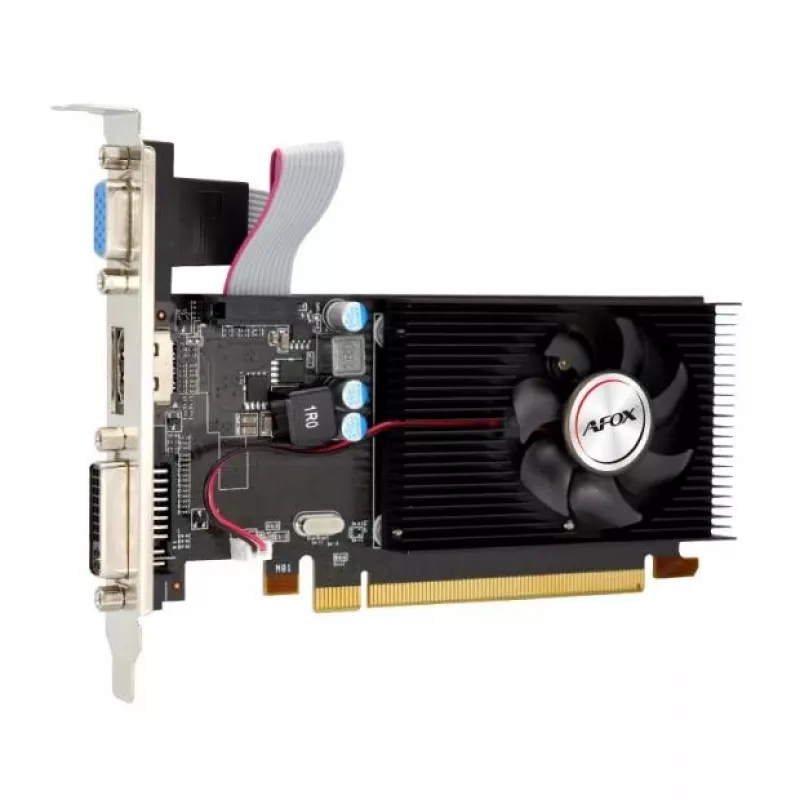 AFOX Radeon R5 230 1GB DDR3 Grafikkarte, 64-bit, DVI/HDMI/VGA, Low Profile
