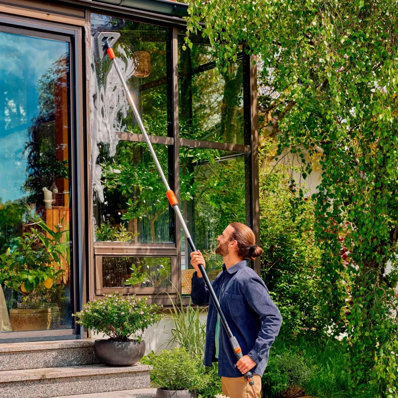 Gardena Cleansystem Teleskop-Stiel M-XL, 155–260 cm