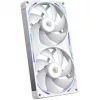 NZXT F280X RF-U28PN-W1 RGB 280-mm-Gehäuselüfter, 140 mm, 2400 U/min, 41 dB, weiß