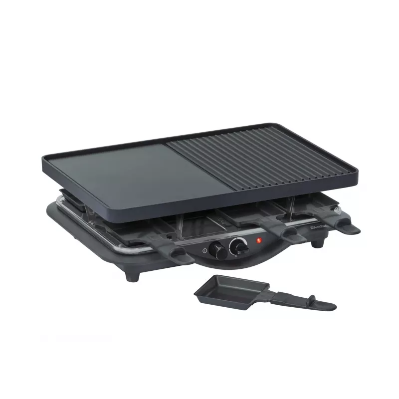 Steba RC 28 Guss-Raclette, 1400 W, 8 Pfännchen, schwarz