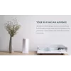 MikroTik Audience RBD25G-5HPacQD2HPnD Tri-Band-Mesh-Access-Point, Wi-Fi 5 (802.11ac), 2,4 GHz + 2x 5 GHz, 1733 Mbit/s, 2x Gigabit-LAN, PoE, RouterOS L4, weiß