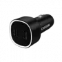 Auto-Ladegerät CANYON OnDrive 60 PD 60W 2xUSB-C — 60W Leistung, 2 USB-C-Anschlüsse, schwarz