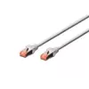 DIGITUS CAT6 S/FTP Patchkabel, 15 m, Grau, 5er-Pack
