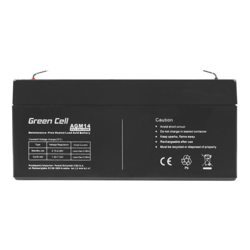 USV Batterie verschlossenes Bleisäure Green Cell AGM14