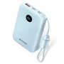 Powerbank Vention 10000mAh 22,5W — 2× USB‑C, 1× USB‑A, blau
