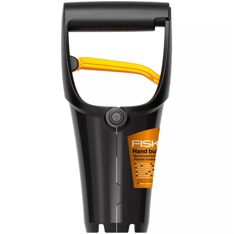 Fiskars Solid Zwiebelpflanzer, 24 cm, Schwarz/Orange (1057079)