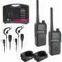 Albrecht Tectalk Worker 3 PMR446 Funkgeräte-Set (2 Stück), 16 Kanäle, Koffer