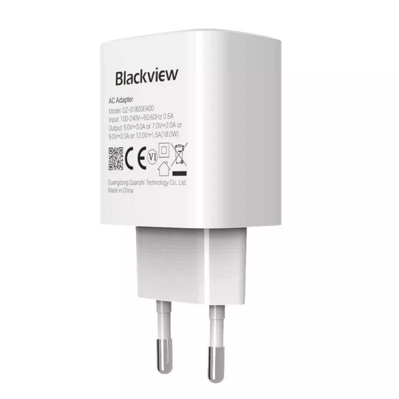 Ladegerät BLACKVIEW CHAR-18W 18 W Leistungsabgabe — kompaktes USB-Wandladegerät für Mobilgeräte