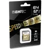 EMTEC Speedin - Flash-Speicherkarte - 64 GB - UHS Class 3 / Class10 - SDXC UHS-I (ECMSD64GXC10SP)