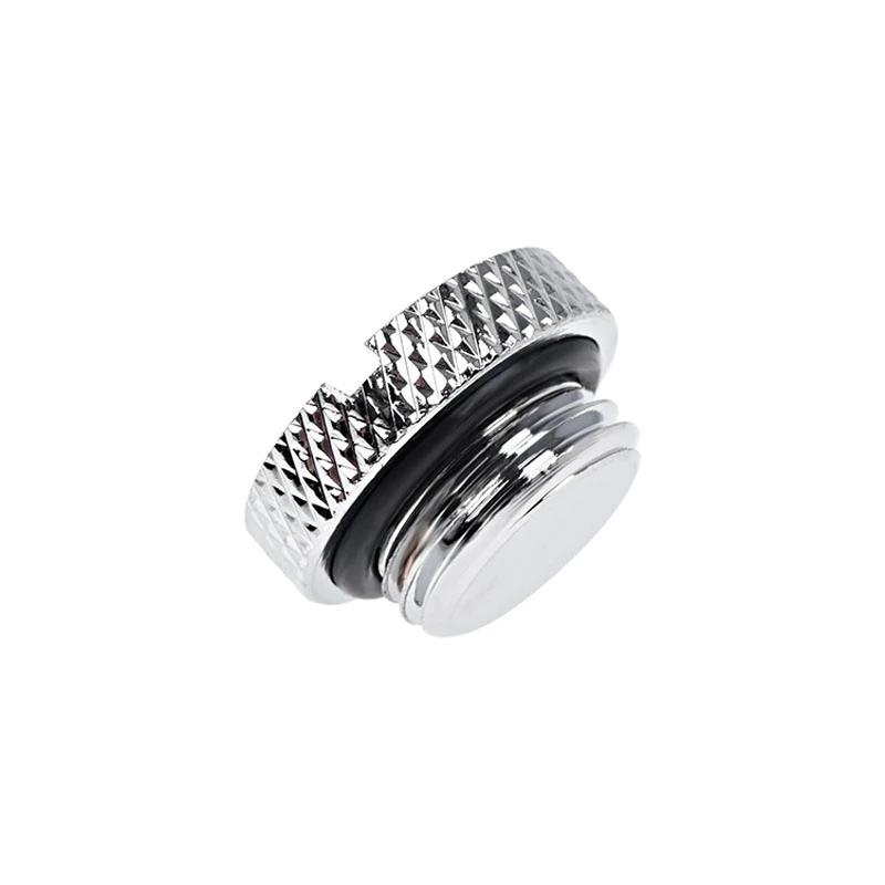 Alphacool Eiszapfen Verschlussschrauben G1/4, Chrom, 6er-Pack