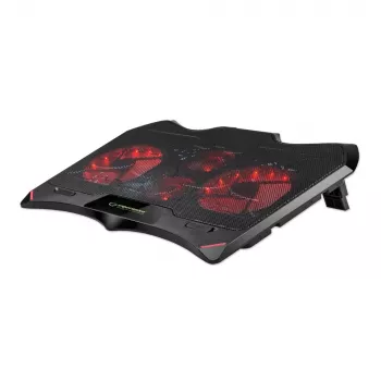 Esperanza EGC102 Buran Gaming-Notebook-Kühler, 2000 U/min, Schwarz