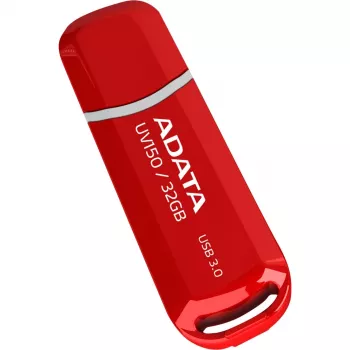 USB-Flash-Laufwerk ADATA DashDrive UV150 32 GB, USB Type-A 3.2 Gen 1, rot, Kappendesign