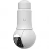 Ubiquiti UniFi G6 PTZ UVC-G6-PTZ-W IP-Überwachungskamera, 4K 8 MP (3864x2160), Dual-Objektiv, 10x Hybrid-Zoom, Innen und Außen, IP66, PoE, Decken-/Wand-/Mastmontage, 350° Drehbereich, Weiß