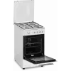Simfer Herd 4401SGRBB Kochfeldtyp Gas Ofentyp Gas Weiß Breite 50 cm 49 L Tiefe 55 cm