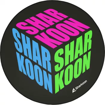 Stuhlmatte Sharkoon SKILLER SFM11 Cube Blau Grün Pink Polyester 1200x1200x5mm