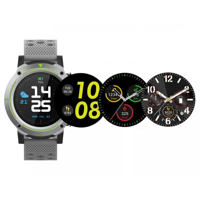 Denver SW-510 GPS-Smartwatch, 1,3" Touchscreen, Grau