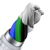 USB-C auf Lightning Kabel Baseus Cafule 1 m, 20 W, Zinkgehäuse, weiß