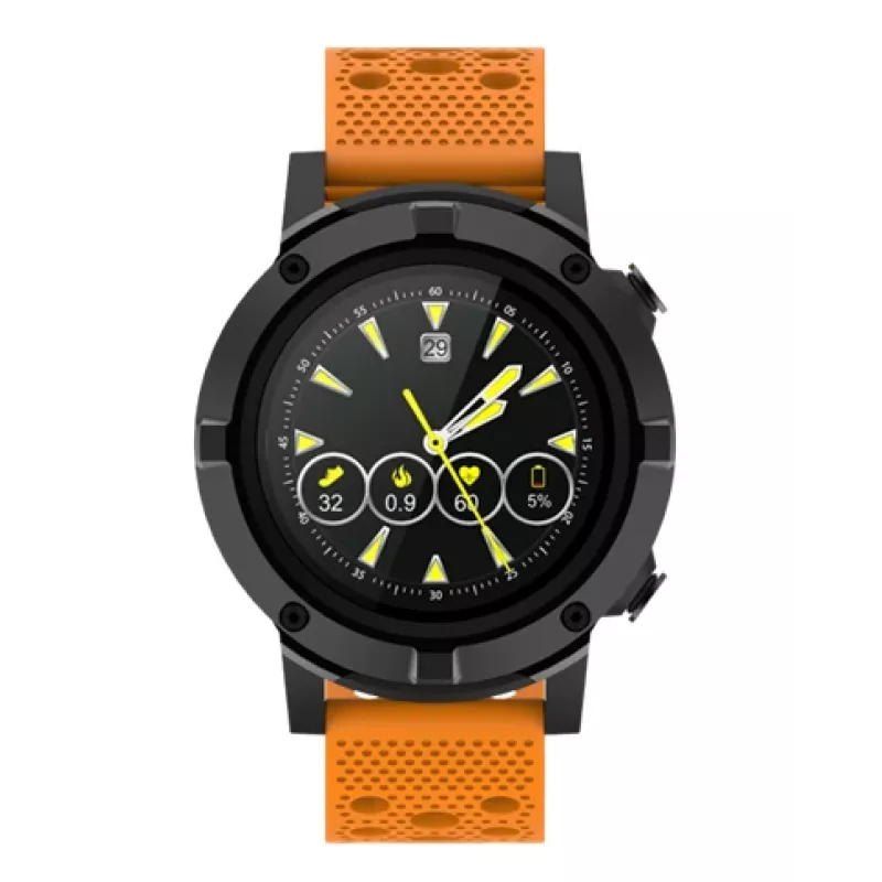 Denver SW-660 GPS-Smartwatch, 1,3" AMOLED, oranges Armband