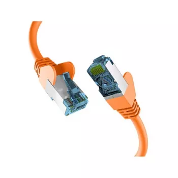 EFB-Elektronik RJ45 Patchkabel mit Cat.7 Rohkabel ORANGE 1m S/FTP PIMF Netzwerkkabel LAN DSL Hersteller: EFB Elektronik (EC020200221)