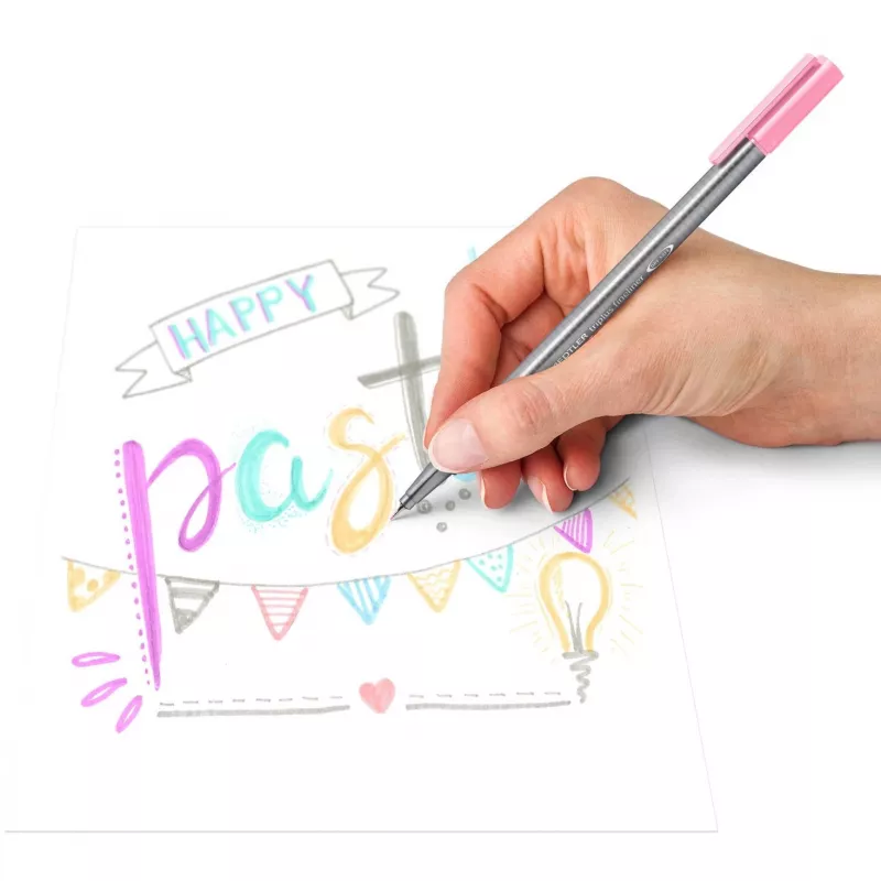 Staedtler triplus fineliner 334 Pastell-Set, 0,3 mm, 6 Farben