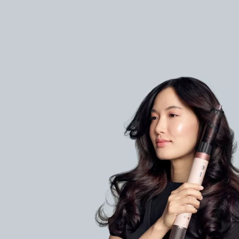 Airwrap Co-anda2x Straight + Wavy, Multistyler creme/roségold, Bluetooth, 1.700 Watt (beschädigte Verpackung)