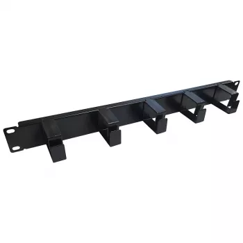 Extralink Kabelorganizer, 1U mit Kunststoffhaltern