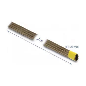 Kabelmantel DeLOCK 20889 Braun Basaltfaser 2,5 cm