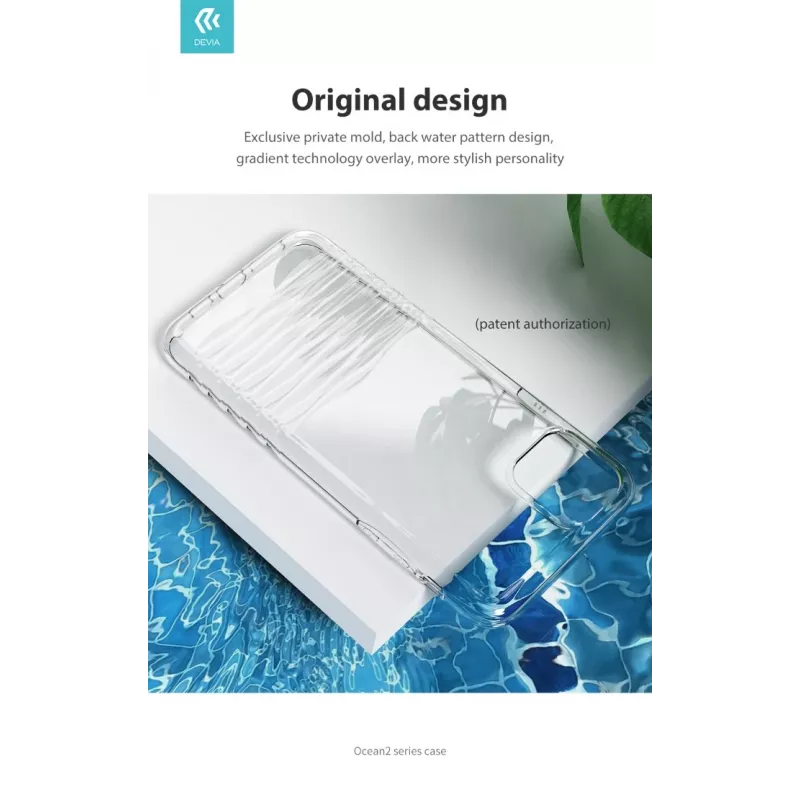 Smartphone-Hülle Devia Ocean2 Serie für iPhone 11 Pro Max, transparent, schützende durchsichtige Abdeckung