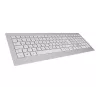CHERRY DW 8000 Tastatur Maus enthalten Büro RF Wireless Französisch Silber, Weiß