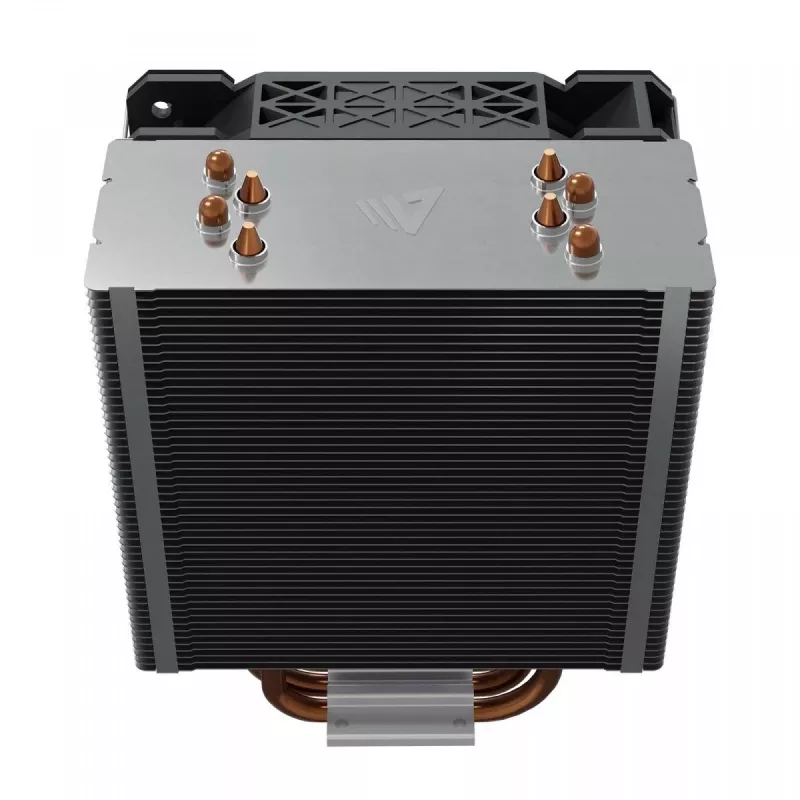 CPU-Luftkühler SAVIO SAVGCOVORTEXX2ARGB mit 4 Heatpipes, 120-mm-ARGB-Lüfter, schwarz