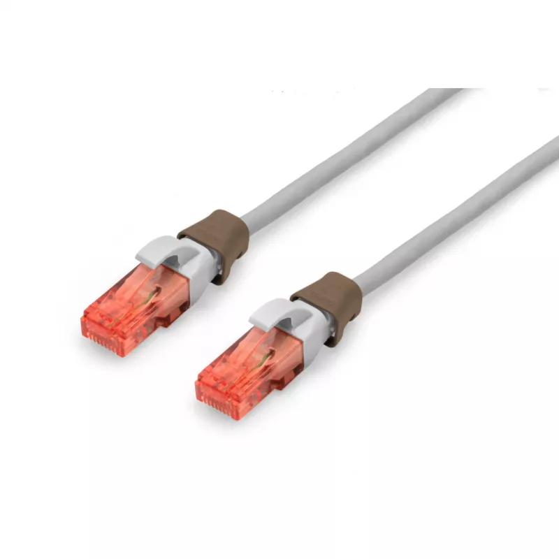 DIGITUS A-CC-BR Farbclips für Patchkabel, Braun, 100 Stück