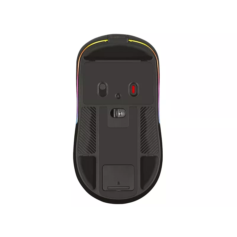 Tracer GameZone Thor RGB kabellose Gaming-Maus, 2,4 GHz + Bluetooth, 10000 DPI, Schwarz