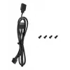 DeepCool FL12 Gehäuselüfter, 120 mm, 500–2150 U/min, 32 dB, FDB, 12 V, schwarz