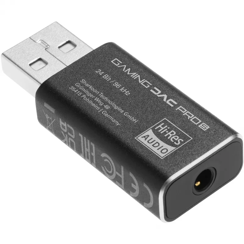 Sharkoon Gaming DAC Pro S V3 externe Soundkarte, schwarz