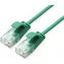 ROLINE GREEN UTP Patchkabel Cat.6A (Klasse EA), LSOH, schlank, Grün, 0,15 m (21.44.3930)