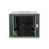 DIGITUS Professional Unique DN-19 09U-6/6-SW - Schrank - Netzwerkschrank - geeignet für Wandmontage - Schwarz, RAL 9005 - 9U - 48,3 cm (19) (DN-19 09U-6/6-SW)