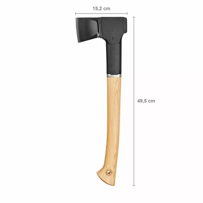 Fiskars Norden N12 Spaltaxt, Hickory-Stiel
