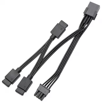 EK Water Blocks EK-Loop OmniLink D-RGB 3-Wege-Signalsplitterkabel, 10 cm, schwarz