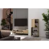 KAMARO 2DK schlank/GŁ Eiche ARTISAN DISPLAY CABINET